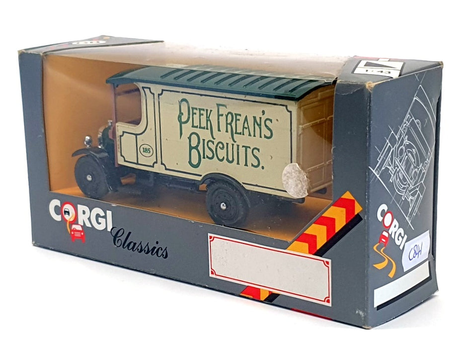 Corgi 13cm Long Diecast C841 - Thornycroft Van - Peek Frean's Biscuits