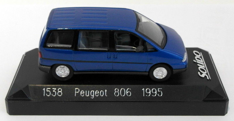 Solido Models 1/43 Scale Diecast 1538 - 1995 Peugeot 806 - Blue