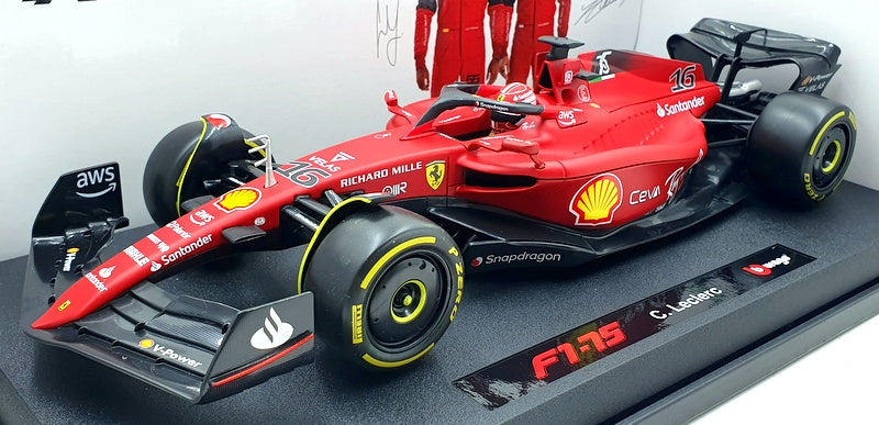 18-16811 #16 Leclerc - Bburago - 1:18 - Ferrari Racing - FERRARI F1-75 –  bburago-shop