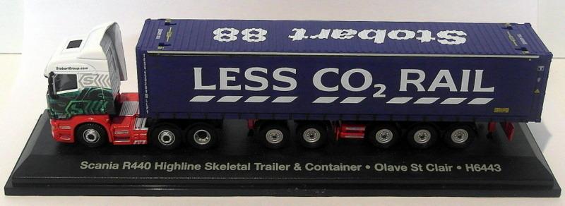 Atlas 1/76 Scale 4 649 122 Scania R440 Olave St.Clair H6443 Eddie Stobart Ltd