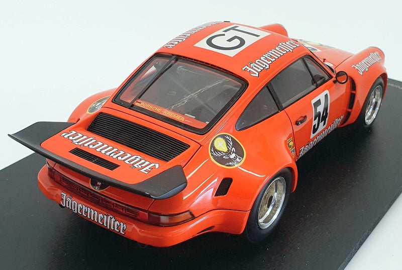 Spark 1/18 Scale 18S042 - Porsche 911 RSR 3.0 #54 Nurburgring 1975 - Orange