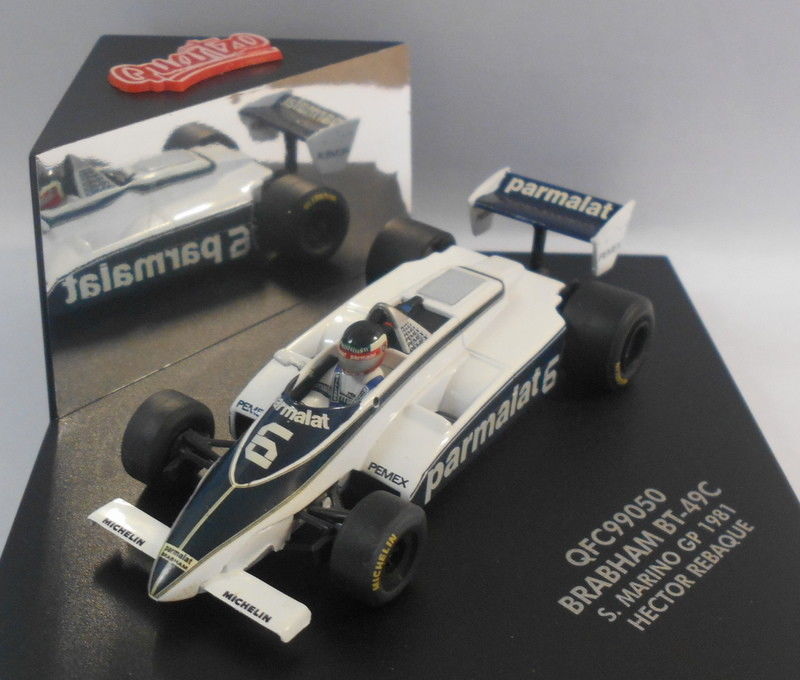 Quartzo 1/43 Scale - QFC99050 BRABHAM BT-49C H.REBAQUE S.MARINO GP 1981