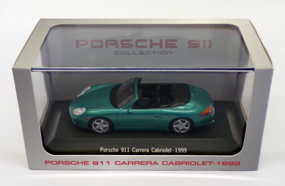 Atlas Editions 1/43 Scale 7 114 017 - 1999 Porsche 911 Carrera - Met Green