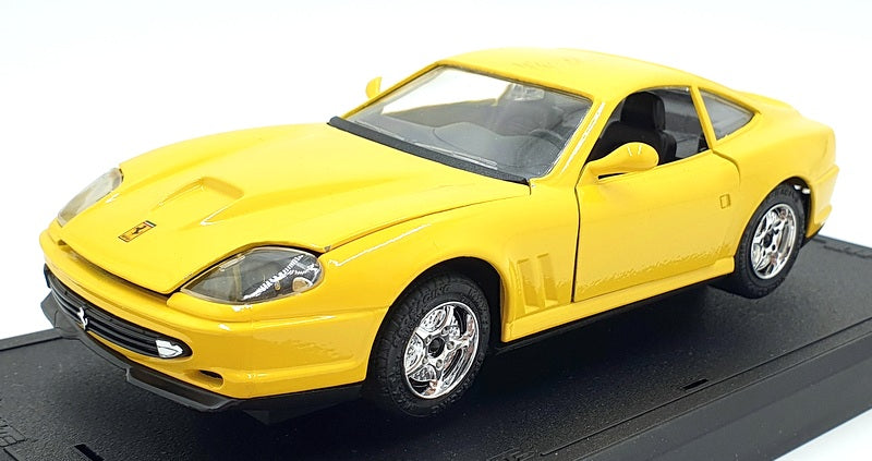 Majorette 1/24 Scale Diecast 4219 - Ferrari F550 Maranello - Yellow