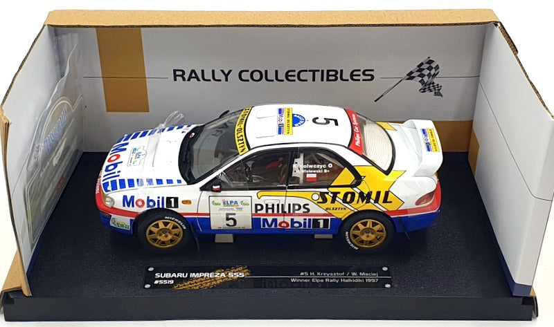 Sunstar 1/18 Scale Diecast 5519 Subaru Impreza 555 #5 H.Krysztof Elpa Rally 1997