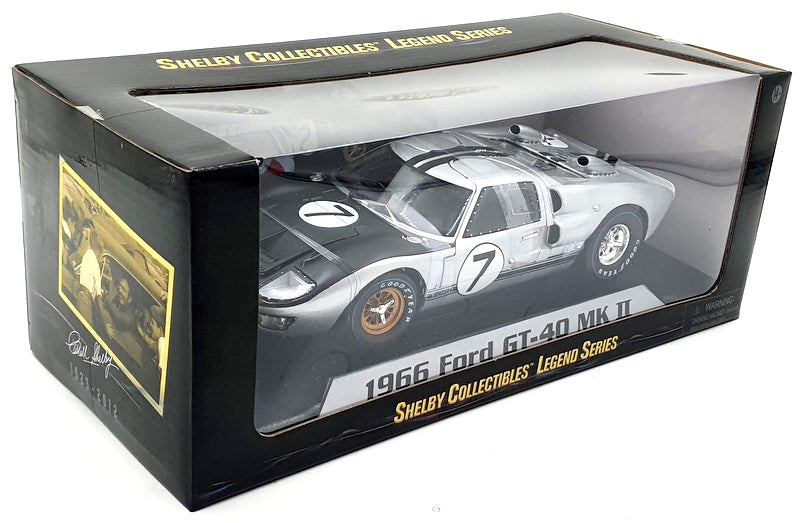 Shelby Collectibles 1/18 Scale 06922S - Ford GT-40 1966 MK II - Silver