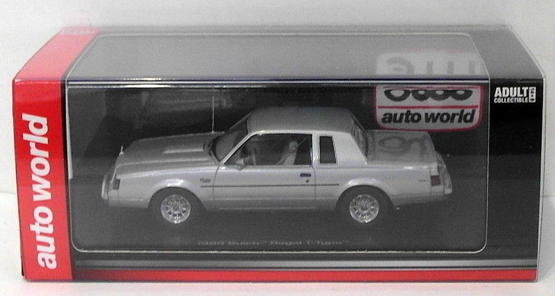 Auto World 1/43 Scale Resin AWR1138/06 - 1986 Buick Regal T-Type - Silver