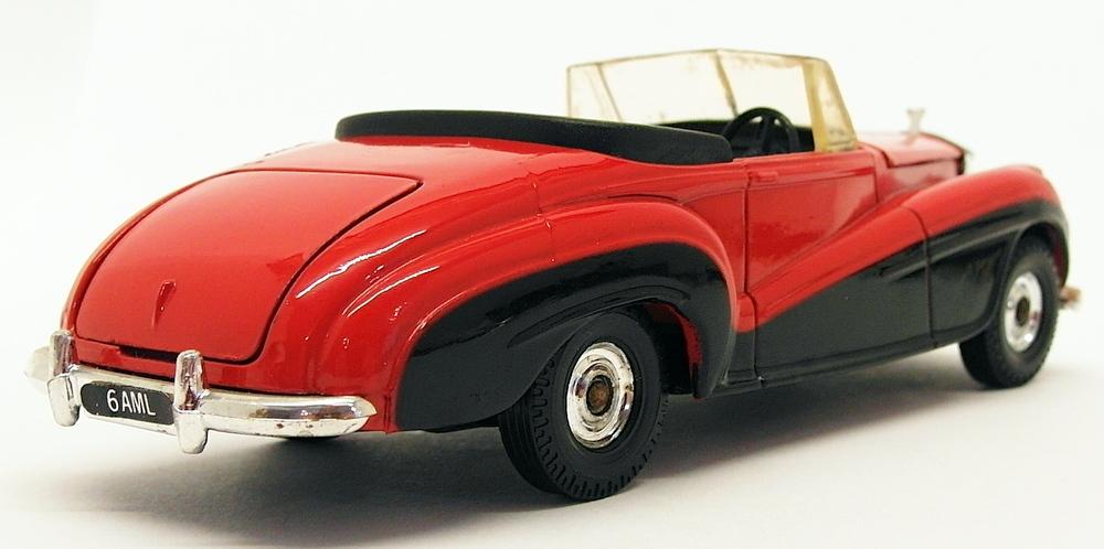 Corgi 13cm Long Diecast 814 - 1952 Rolls Royce Silver Dawn - Red/Black