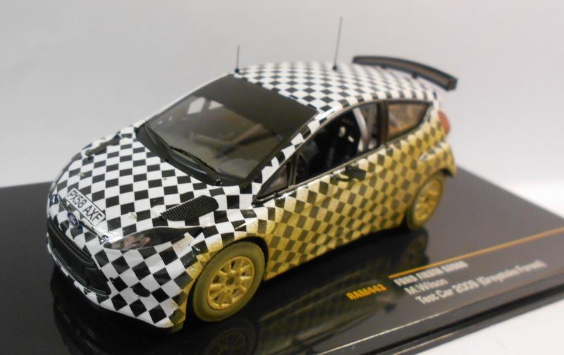 Ixo 1/43 Scale - RAM443 FORD FIESTA S2000 TEST CAR 2009 (GREYSTOKE FOREST)