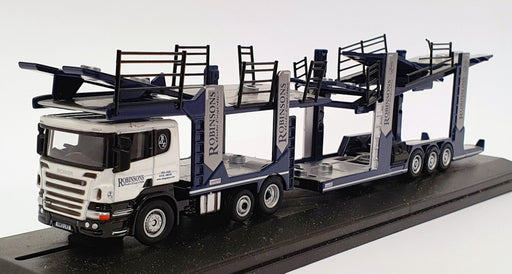 Oxford 1/76 Scale 76SCT007 -  Scania Car Transporter - Robinsons Autologistics