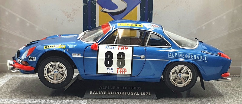 ALPINE A110 1600S – RALLYE DU PORTUGAL 1971 – S1804202 - Solido 1/18 