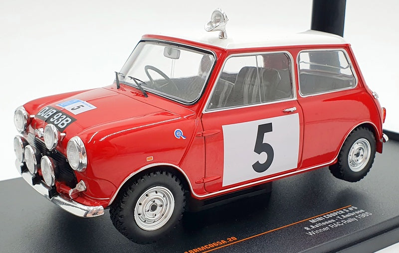 IXO Models 1/18 Scale 18RMC065A - 1965 Mini Cooper S #5 RAC R.Aaltonen