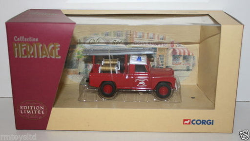 CORGI 1/50 COLLECTION HERITAGE 07415 - LAND ROVER - POMPIERS DES ARDENNES