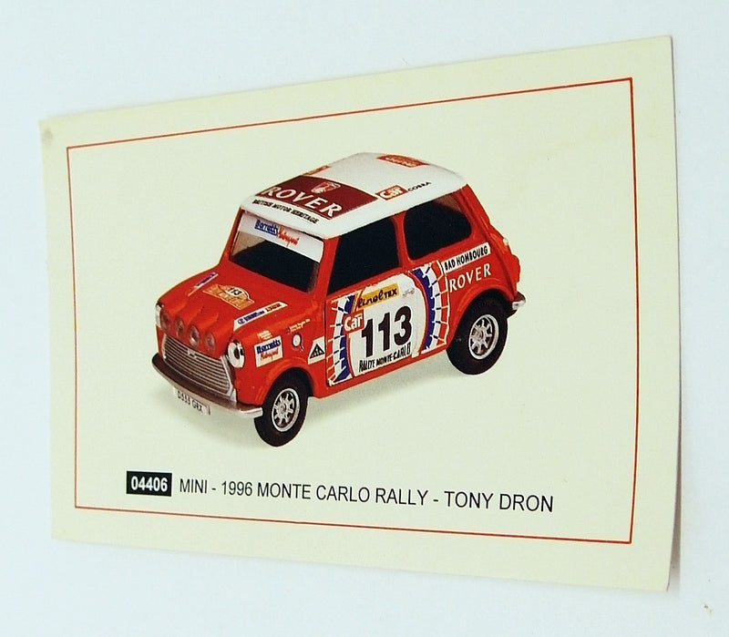 Corgi 1/36 Scale Model Car 04406 - Mini 1996 Monte Carlo - #113 Tony Dron