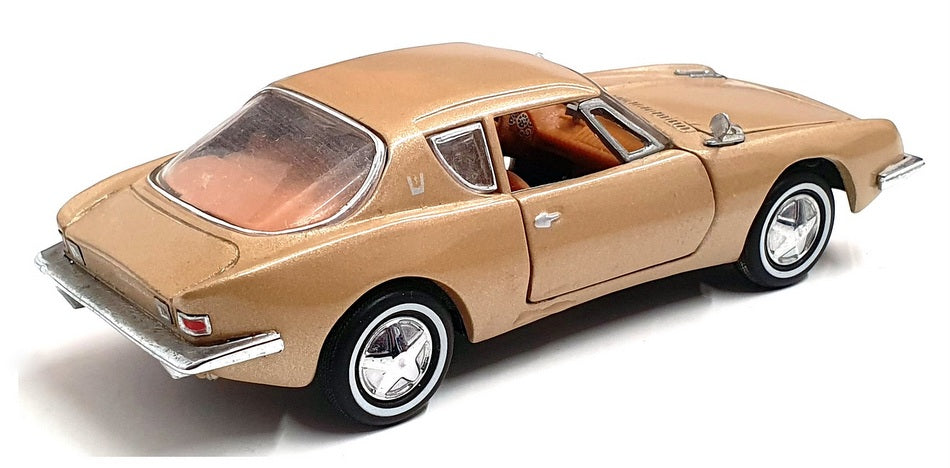 Franklin Mint 1/43 Scale B11PY77 - 1963 Studebaker Avanti - Gold