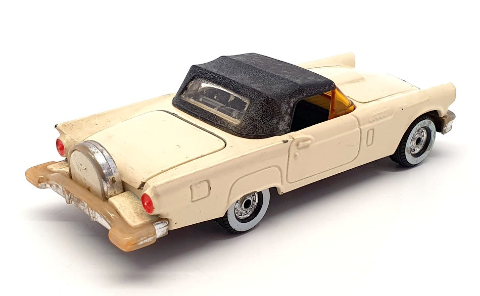 Corgi 13cm Long Diecast 801 - Ford Thunderbird - White/Black