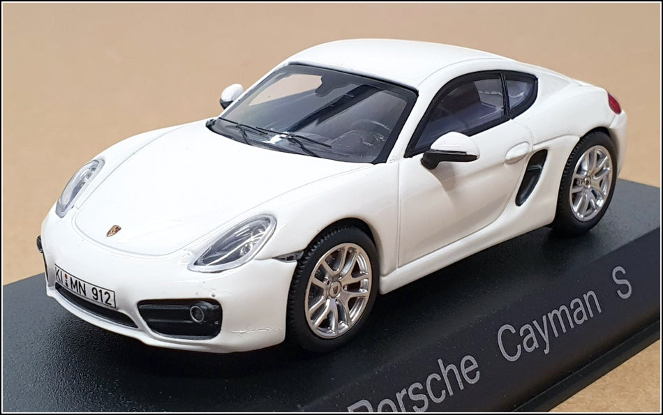 Norev 1/43 Scale Diecast 750037 - 2013 Porsche Cayman S - White