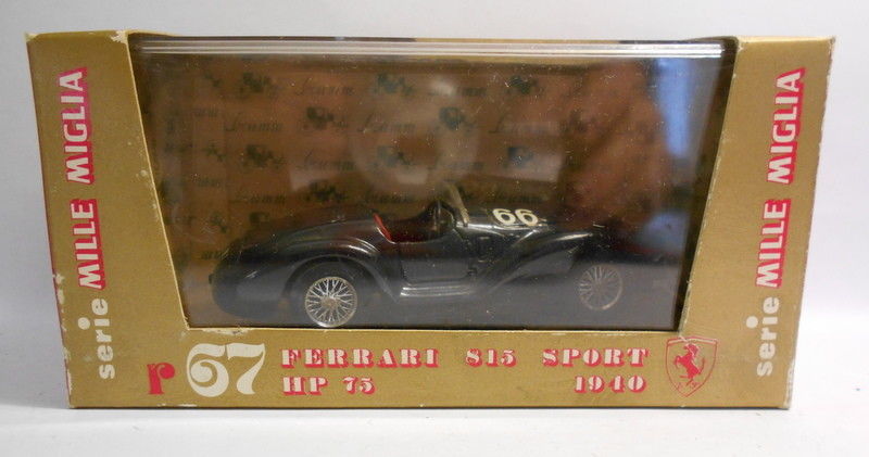 Brumm 1/43 Scale Metal Model - R67 FERRARI 815 SPORT 1940 - 66