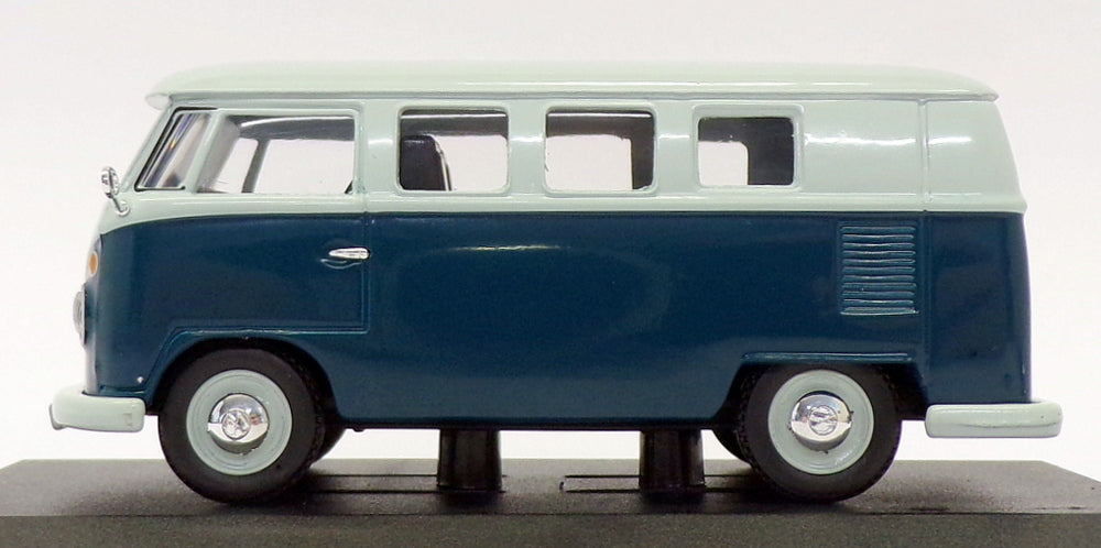 Vanguards 1/43 Scale VA08102 - VW Type 2 Camper - Sea Blue/Cumulous White