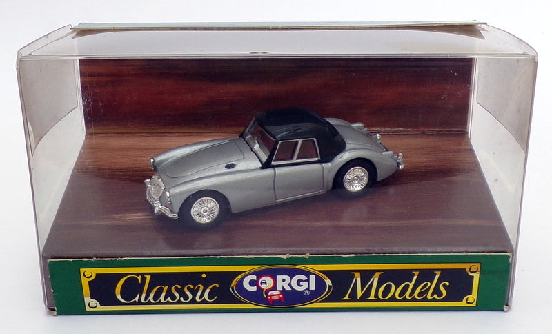 Corgi 1/43 Scale Model Car D730 - MGA Hard Top - Silver/Black