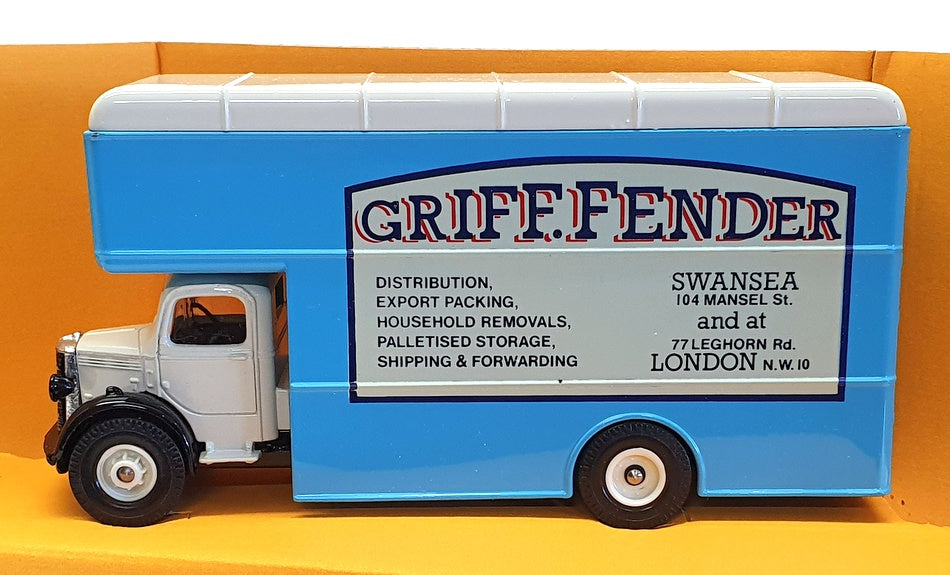 Corgi Appx 14cm Long Diecast C953/5 Bedford O Series Pantechnicon - Griff.fender