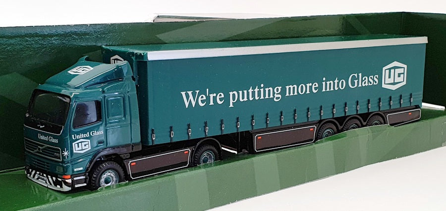 Corgi 1/64 Scale Diecast CC86701 - Volvo Curtainside - United Glass