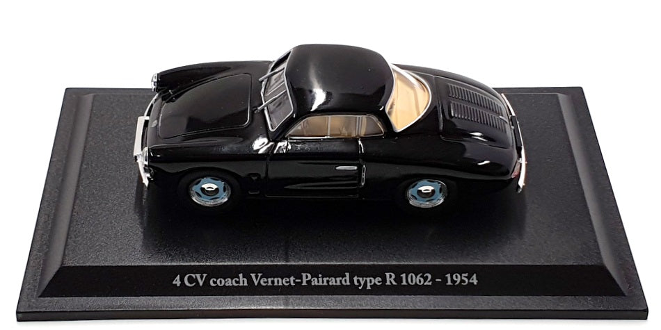 Altaya 1/43 Scale 071221A - 1954 4cv coach Vernet-Pairard Type R 1062 - Black