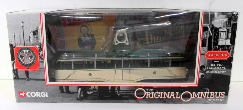 Corgi 1/76 Scale Diecast Model 44001 - Brush Railcoach Blackpool