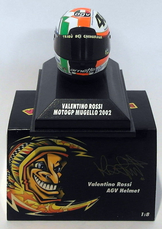 Minichamps 1/8 Scale 397 020076 - Helmet Moto GP Philip Island 2007 V. Rossi